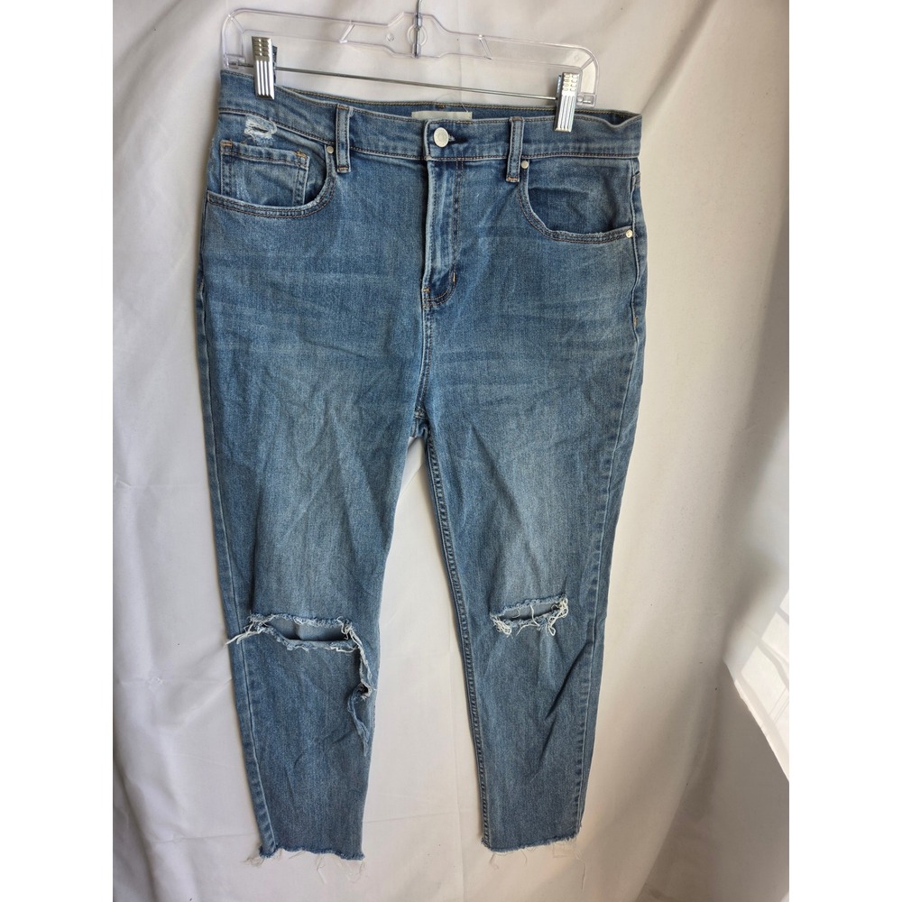 PacSun Vintage Icon Jeans Women Blue Medium Wash Tapered High Rise